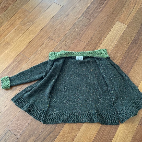 Glendalough Woolen Mills Green Cardigan Ireland L - Picture 12 of 14